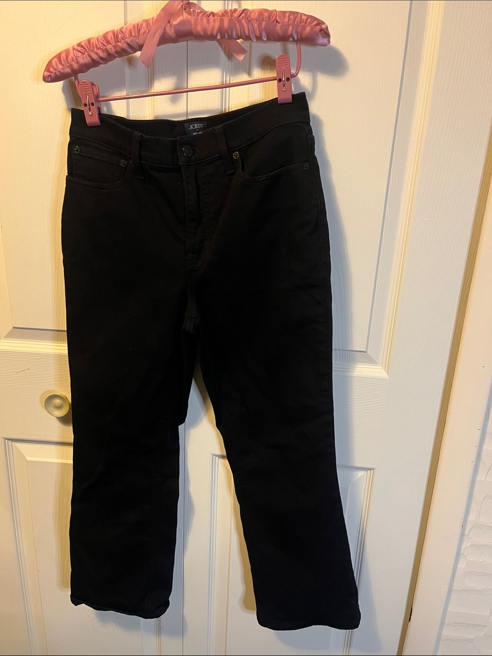 J. Crew Black Straight-Leg Women's Jeans